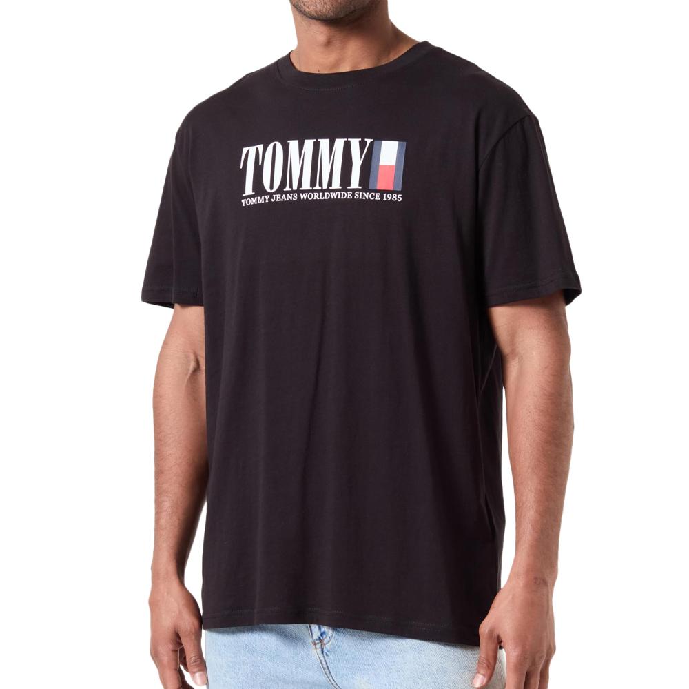 Tommy Hilfiger T-shirt Noir Homme Tommy Hilfiger Dna