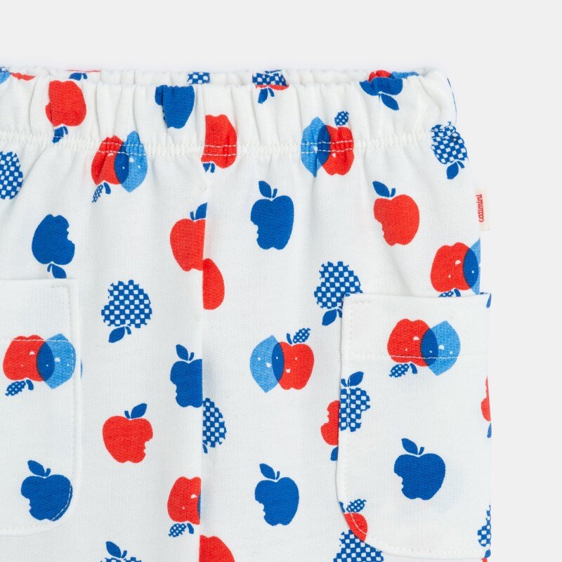 Jogging bébé garçon à motifs fruités beige Catimini Beige
