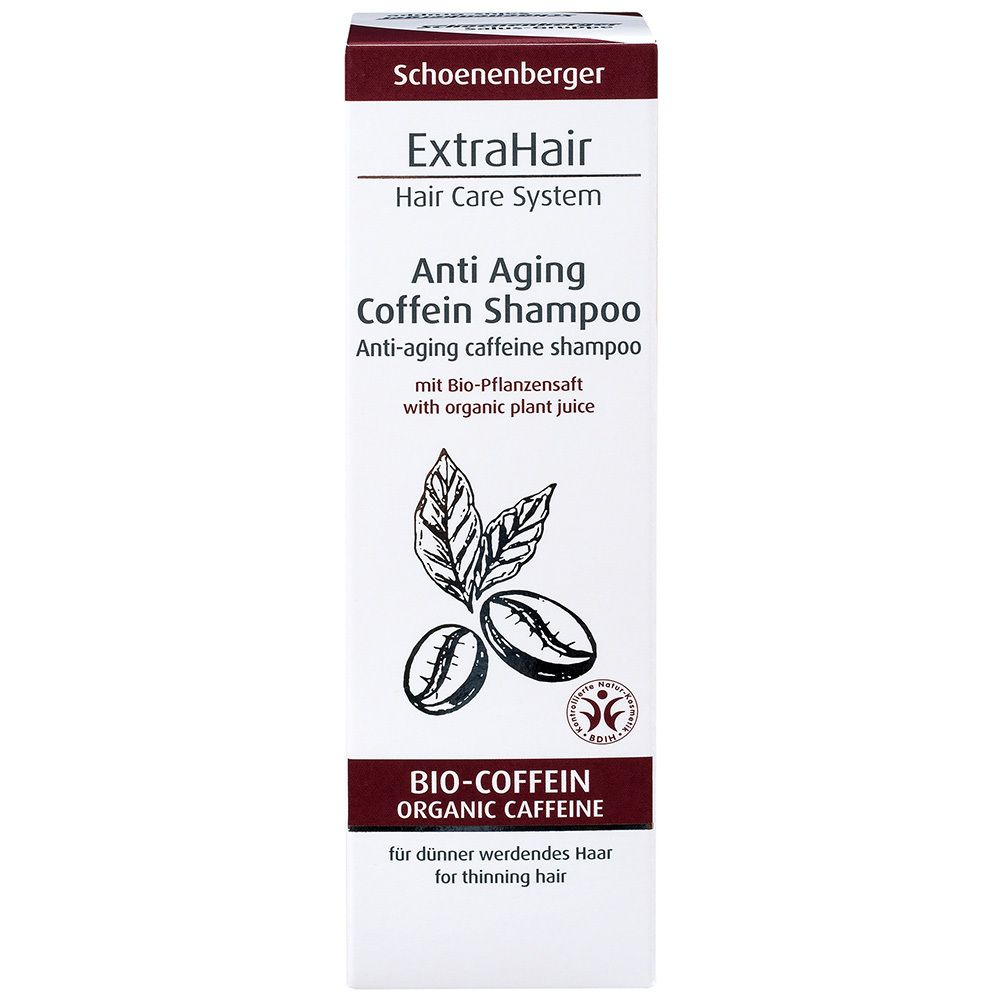 Schoenenberger® Naturkosmetik ExtraHair® Hair care System Anti Aging Coffein Shampoo