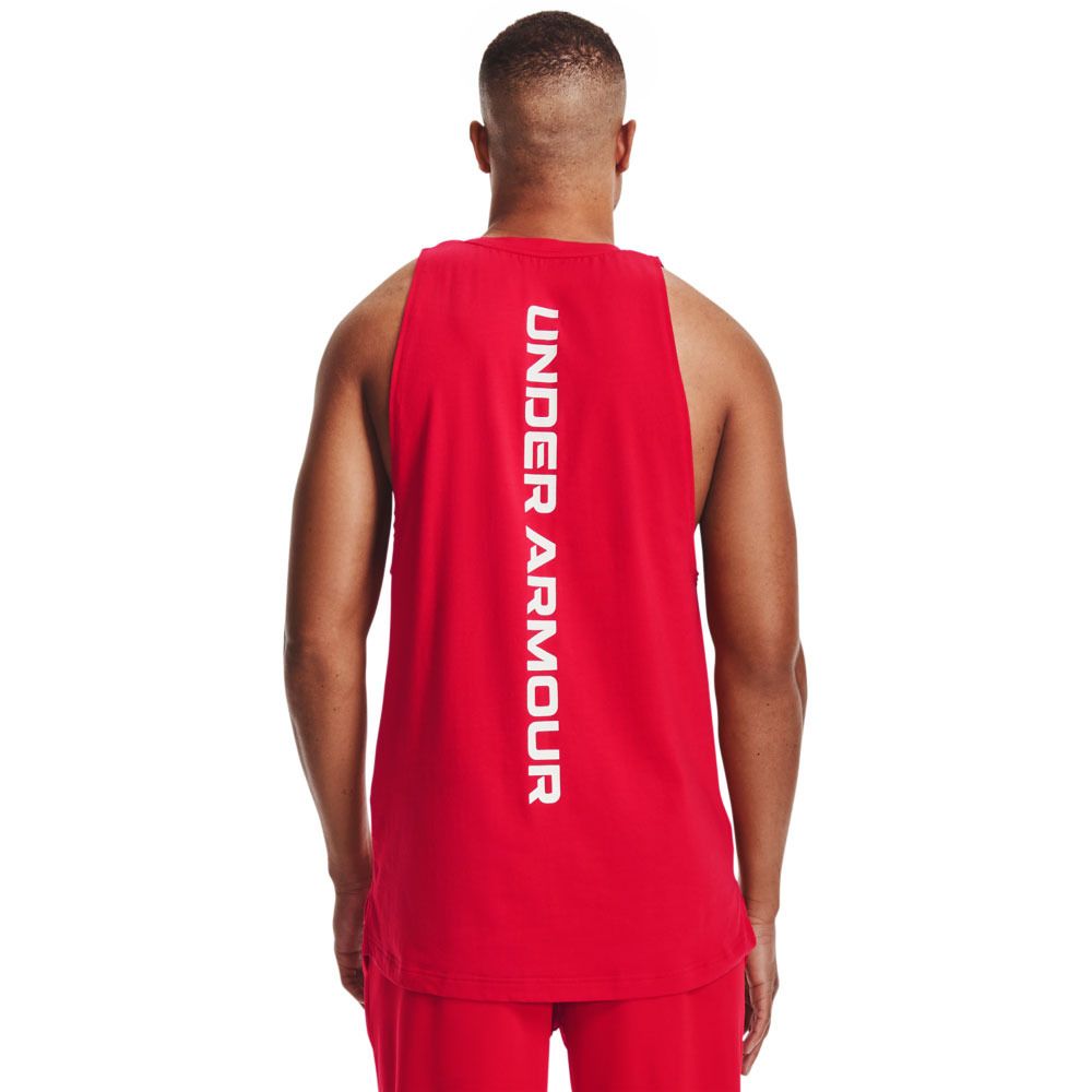 Under Armour BASELINE - Débardeur Homme rouge