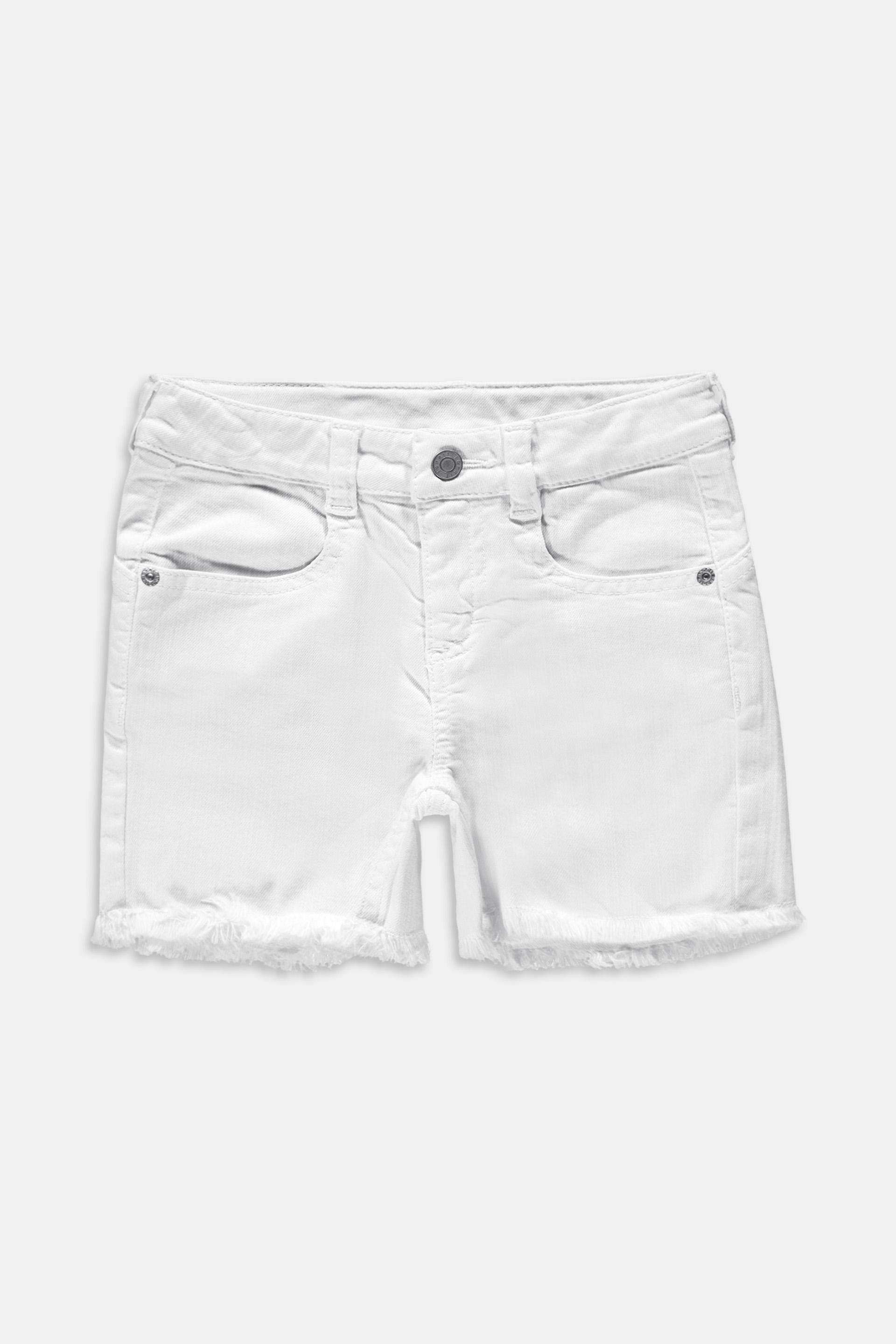 En matière recyclée short à taille ajustable