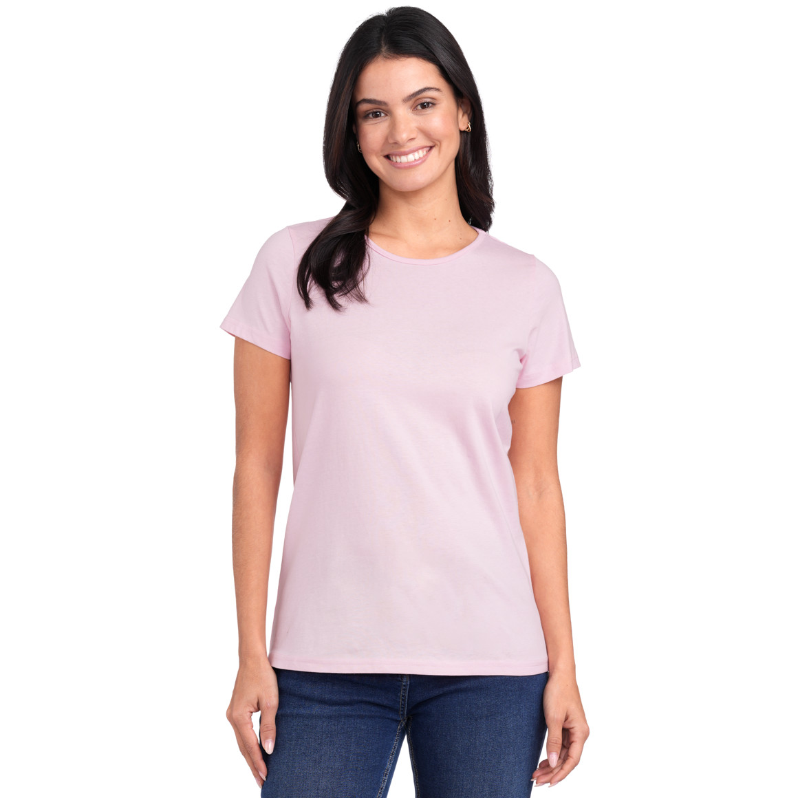 Famy 3 Damen T-Shirts im Set rosa / gelb / weiss