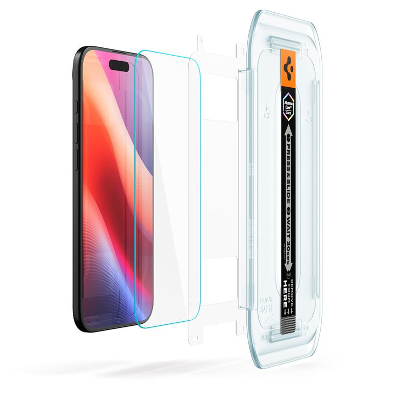 (2er Set) iPhone Air Glass Tr EZ Fit HD Panzer Glas Case Friendly   Montagerahmen (AGL09861)