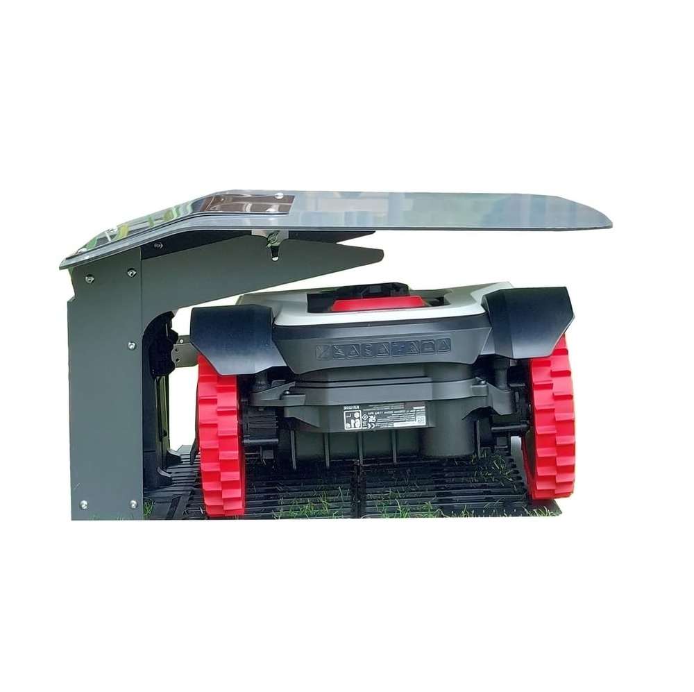 Abri robot tondeuse multimarque ROBOT PROTECT Side 60 x 70 x 28 cm | Résistant aux intempéries Protection UV | Made in Europe