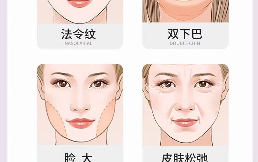 Porcini - Elastisch V-faceliftmasker met kinband
