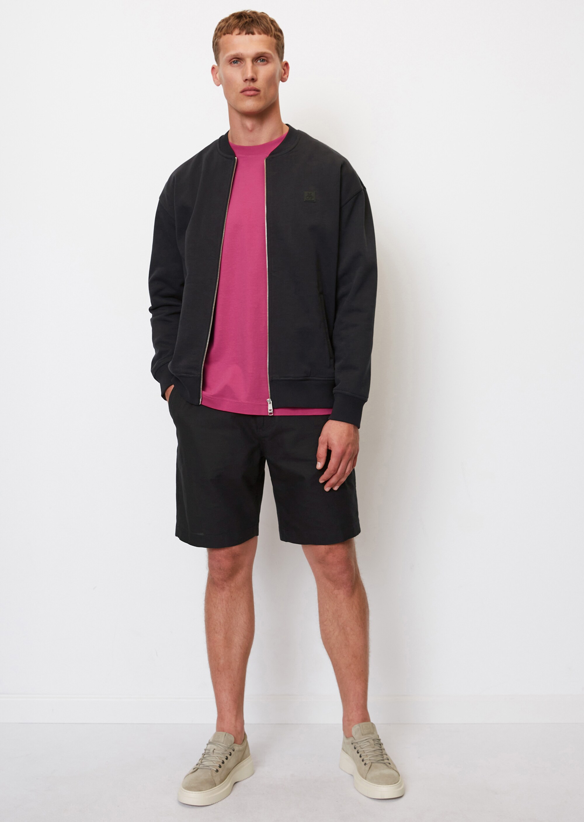 Shorts Modell EKSJÖ jogger relaxed aus Bio-Baumwolle und Leinen