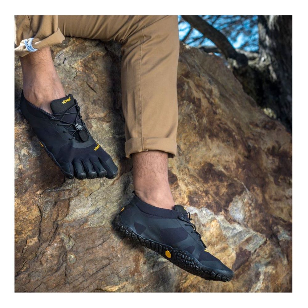 Five Fingers V-ALPHA - Chaussures trekking Homme noir