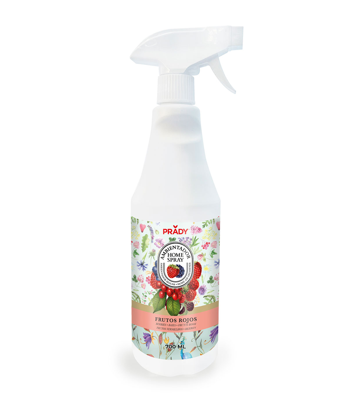 Prady - Ambientador Home Spray 700ml - Frutas Vermelhas