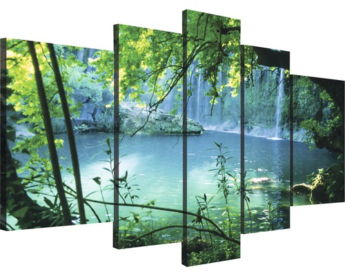 Canvas schilderij Zee I set van 5 170x100 cm