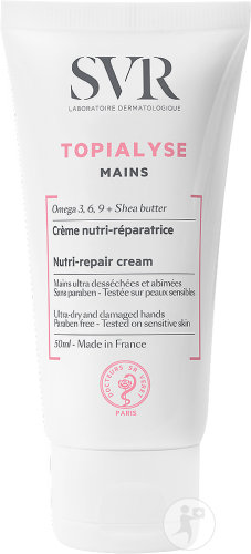 SVR Topialyse Mains Crème Nutri-Réparatrice Tube 50ml