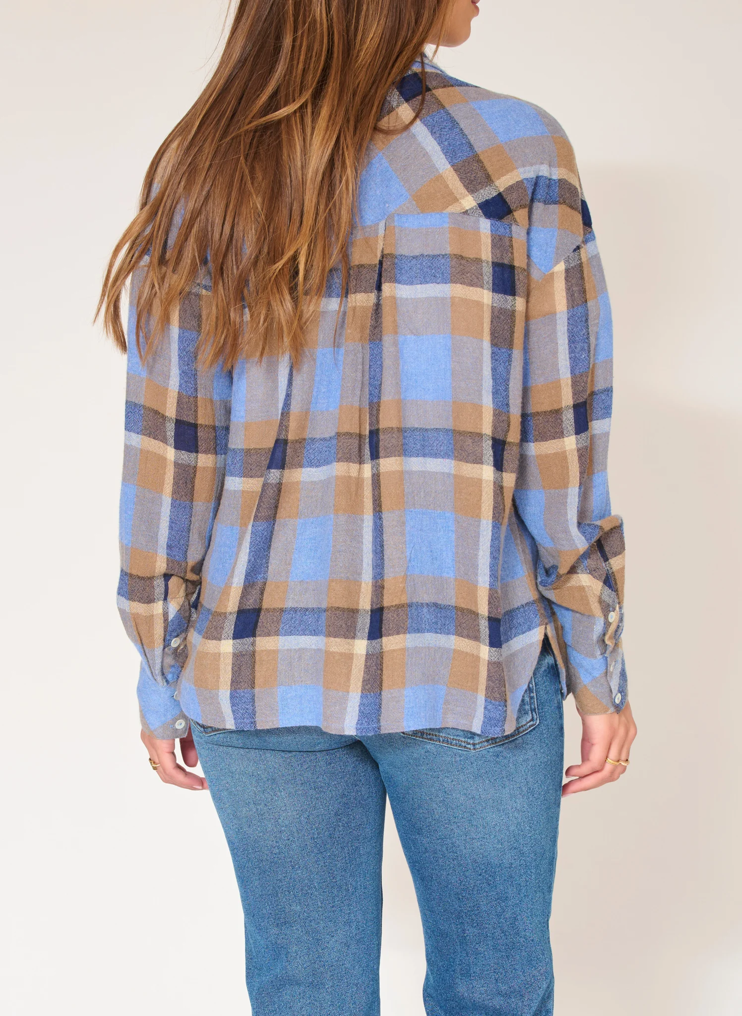 CASCABEL - Chemise droite à col classique| Bleu