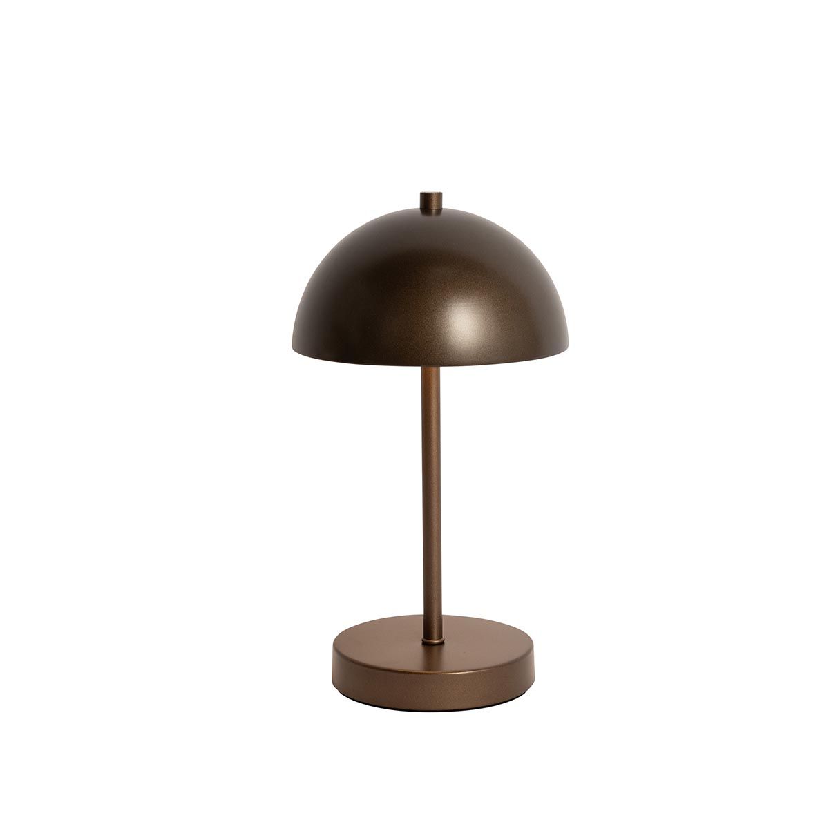 Buiten tafellamp mushroom donkerbrons oplaadbaar - Keira