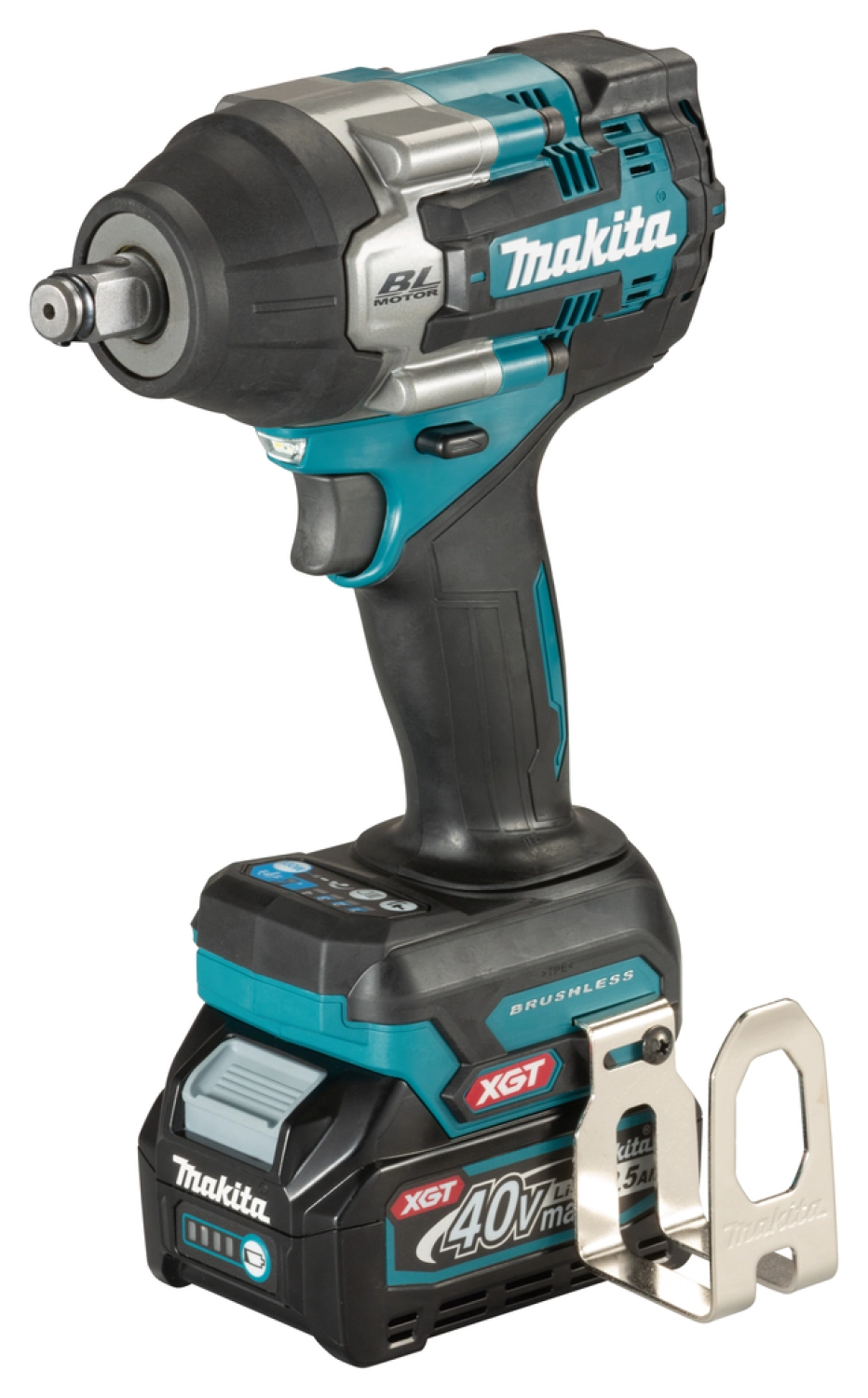 Makita TW007GD201 XGT 40V Max Li-ion accu slagmoersleutel set (2x 2.5Ah) in Mbox