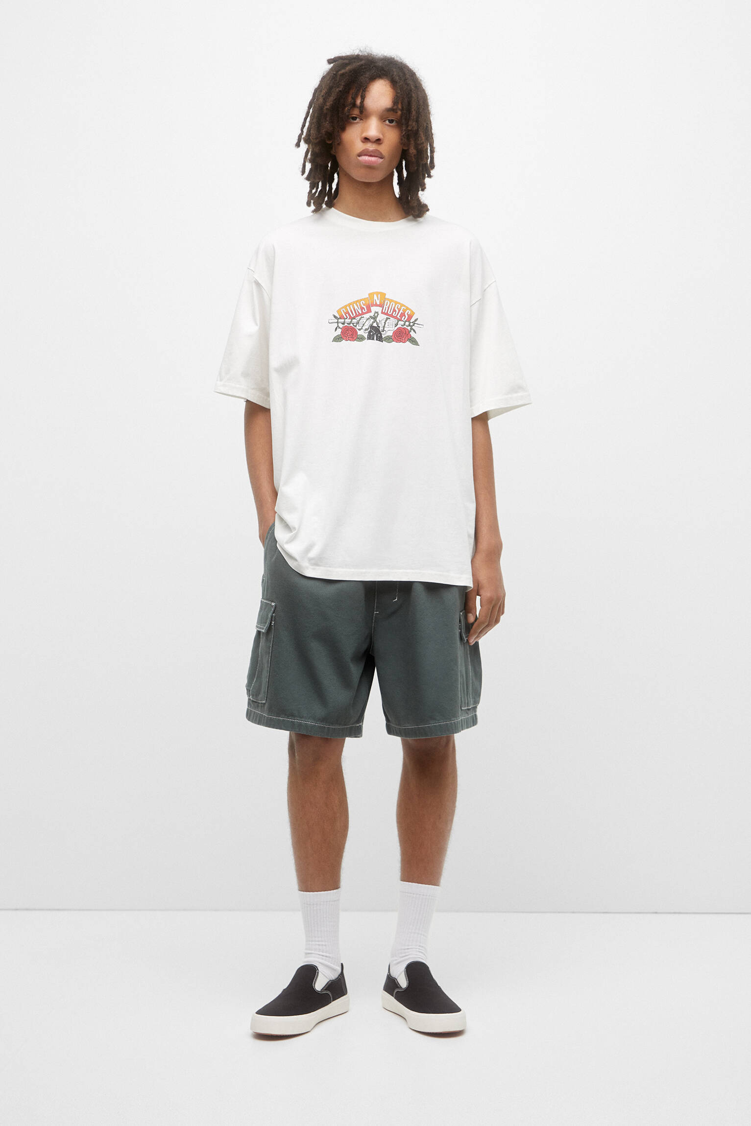 CAMISETA GUNS N' ROSES - OFF WHITE