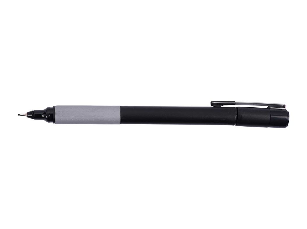 CANETA PONTA FINA AUCHAN PRETA 0.5MM