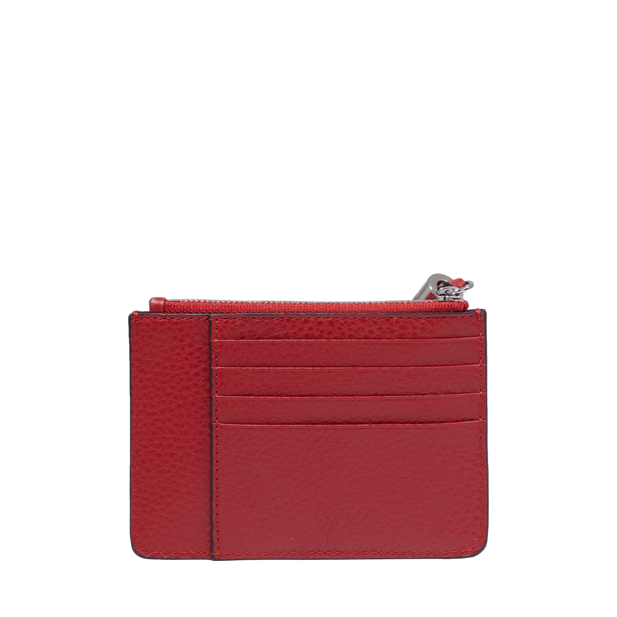 Porte-cartes zippé L Premier Flirt de Lancel-Rouge Lancel