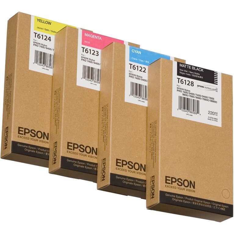 Epson Encre Pigment Cyan SP 7400/7450/9400/9450 (220ml)