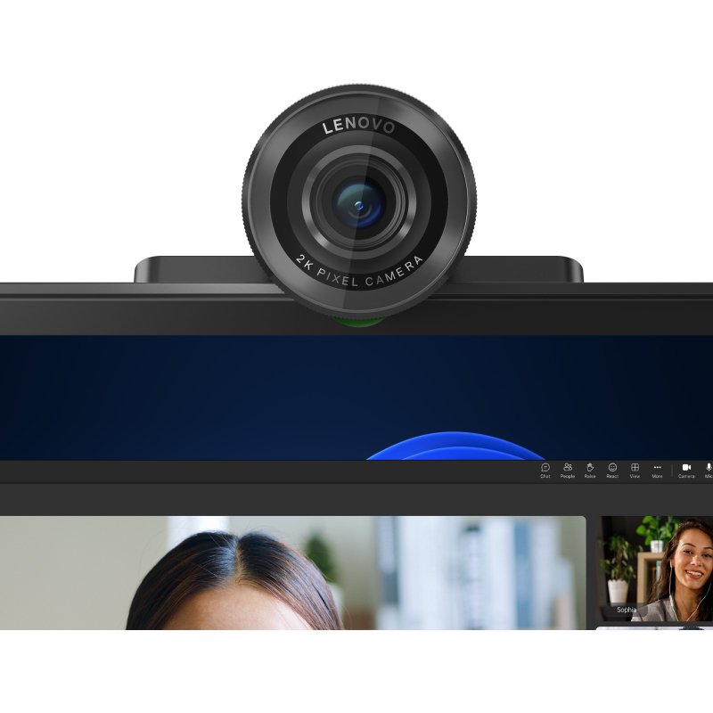 Lenovo 4XC1Q25245 webcam 4 MP 1920 x 1080 pixels USB-C Noir