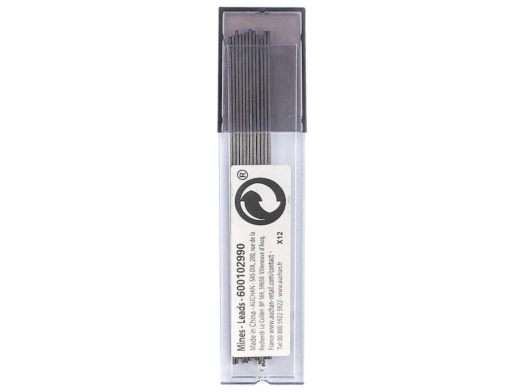 LAPISEIRA E 12 MINAS AUCHAN 0.5MM CORES SORTIDAS