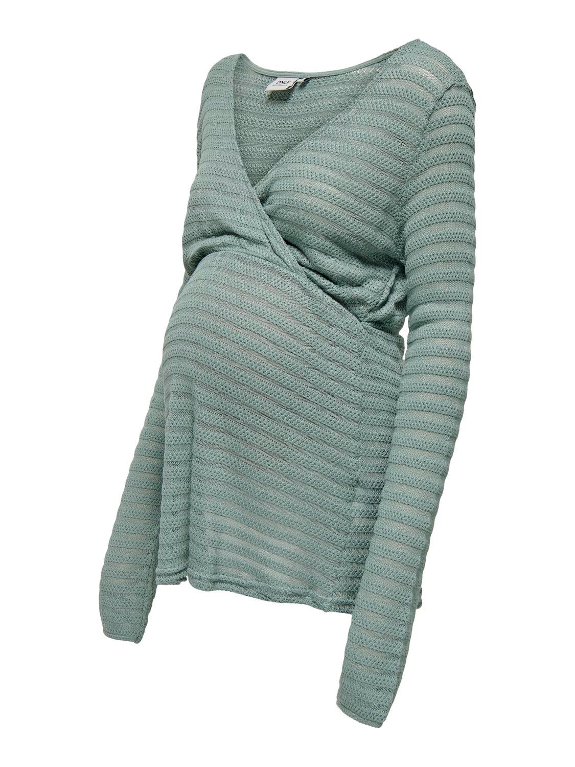 OLMELICIA Top Chinois Green