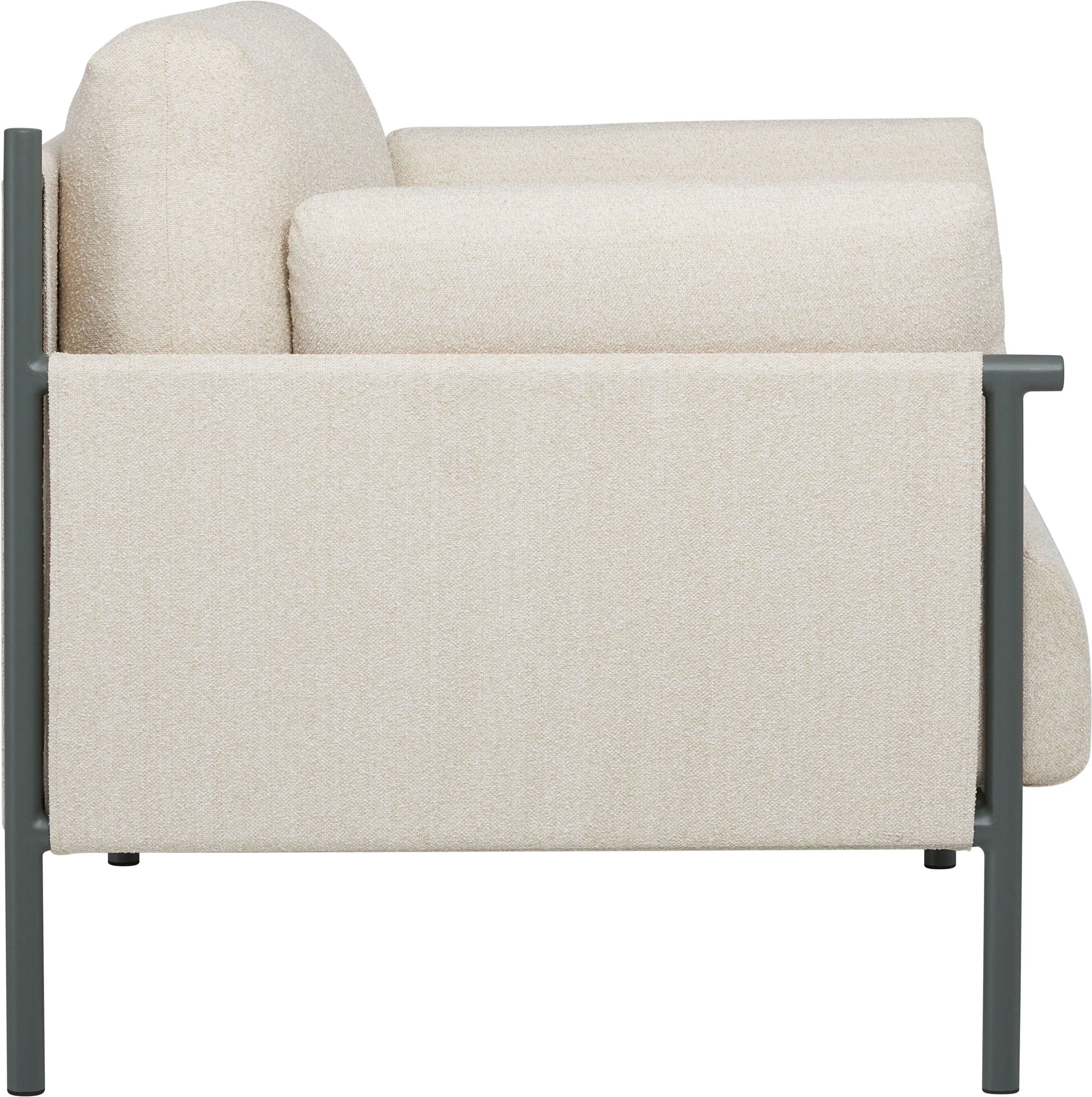 SAONA Loungesessel - Weiss / B: 90.0 cm x T: 83.0 cm x H: 78.0 cm
