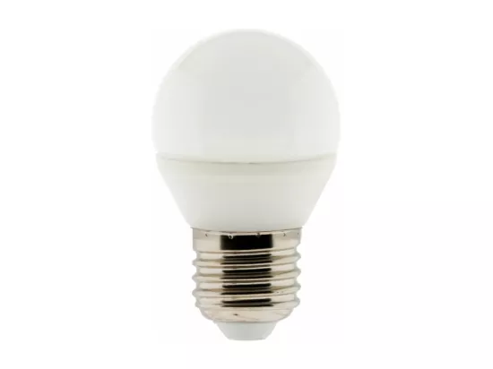 Ampoule LED sphérique E27 5,2W - Blanc chaud - 470lm 2700K - Zenitech