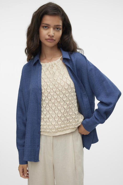 Vero Moda blauwe dames blouse