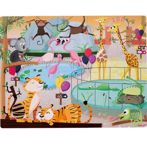 Janod voelpuzzel - een dag in de dierentuin (20st) 2774