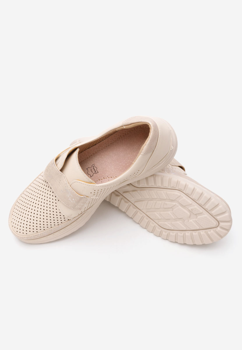 Chaussures casual femme beige Mayalia