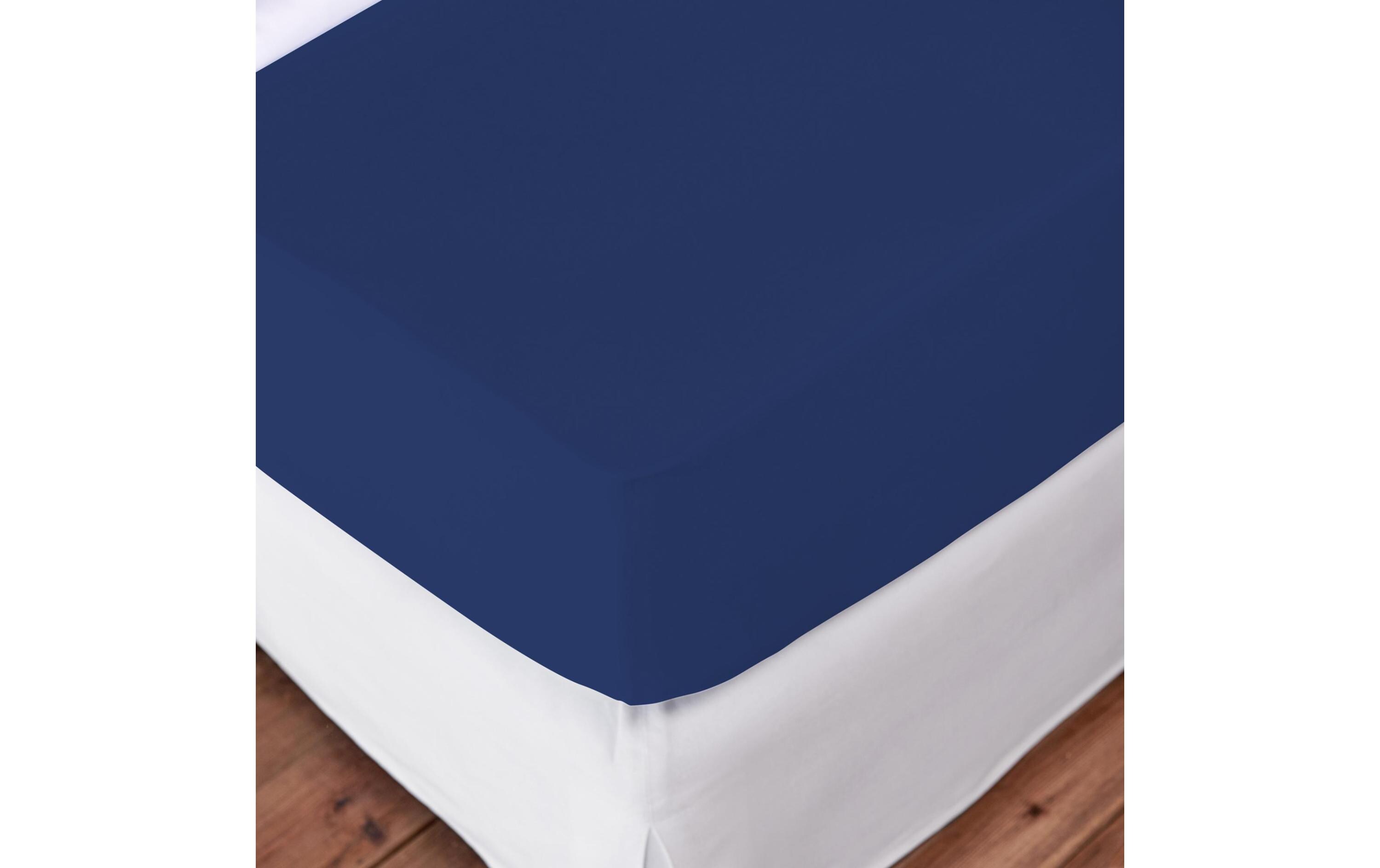 Fixleintuch Boxspring 140-160 x 200 cm, MarineblauLiving Home - qualitativ hochwertige Bettbezüge für Ihr Zuhause