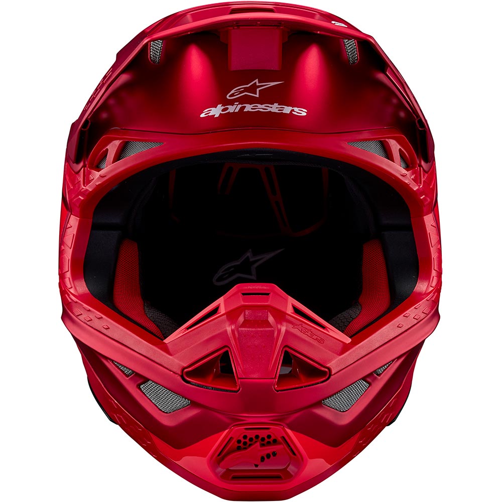 Alpinestars - Casque Supertech S-M10 Flood Rouge fluo / Mat / Brillant