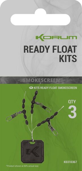 Kits Flotteurs Korum Smokescreen Ready (3 Pièces)