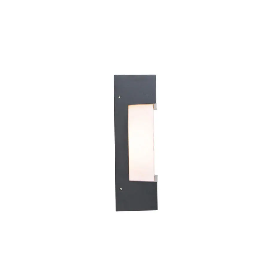 Qazqa wandlampen buiten tide grijs e27