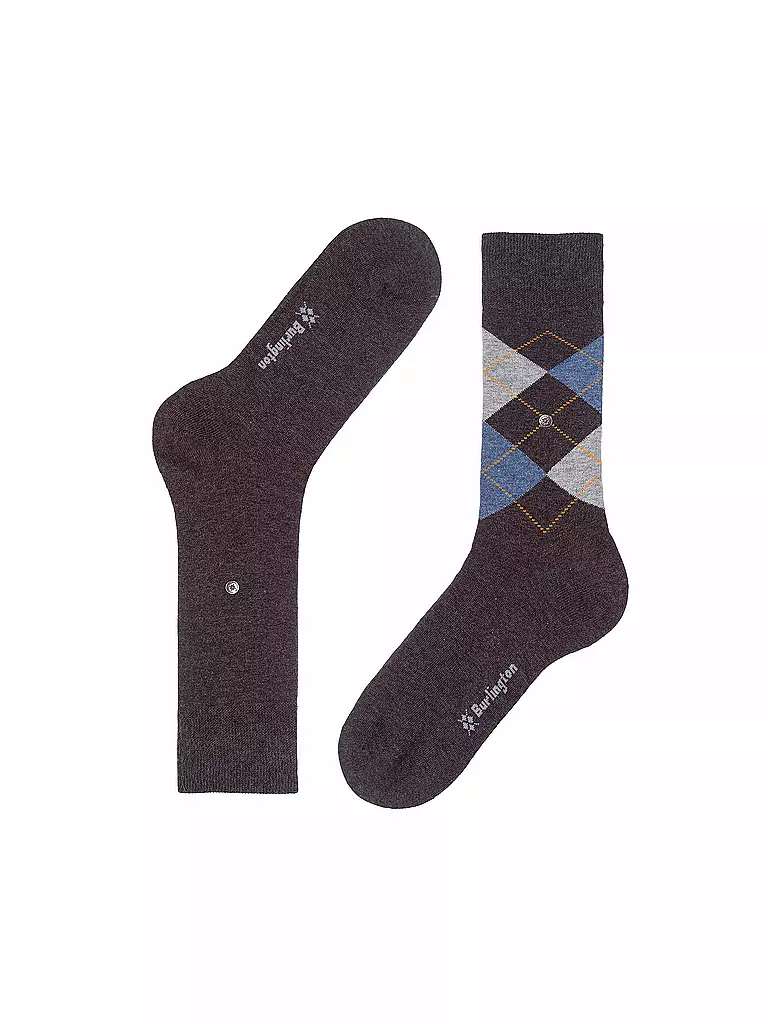 BURLINGTON Herren Socken EVERYDAY 2-er Pkg. 40-46 anthracite mel. grau