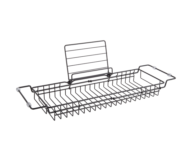 Bath tub caddy iron black