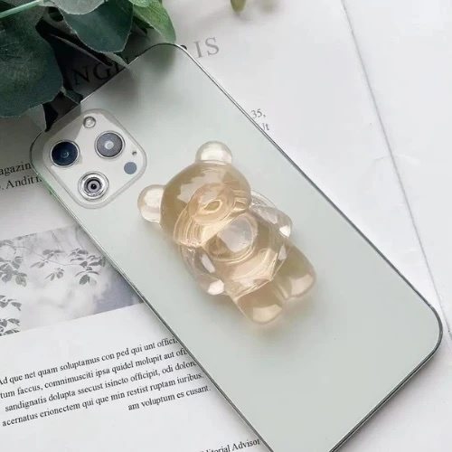 Sticky Bestie Jelly Bear Popsocket Light Beige 1pcs