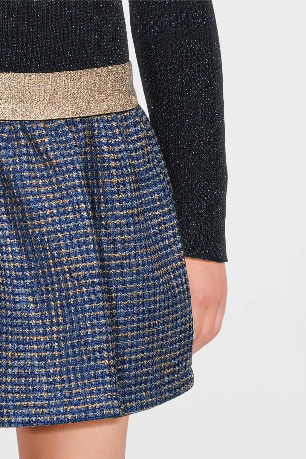 Moodstreet a-lijn rok blauw