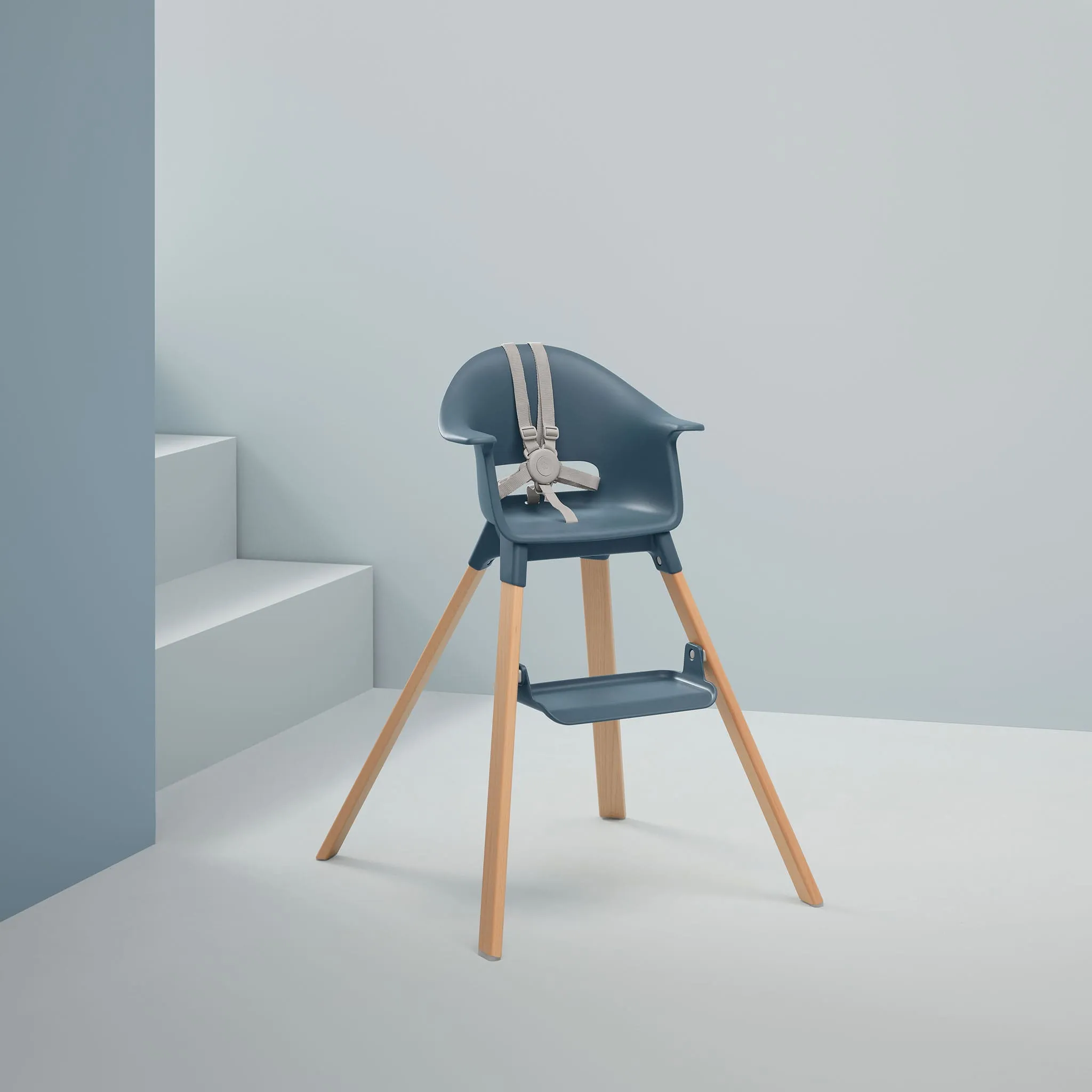 Stokke Chaise Haute Clikk - Fjord Bleu
