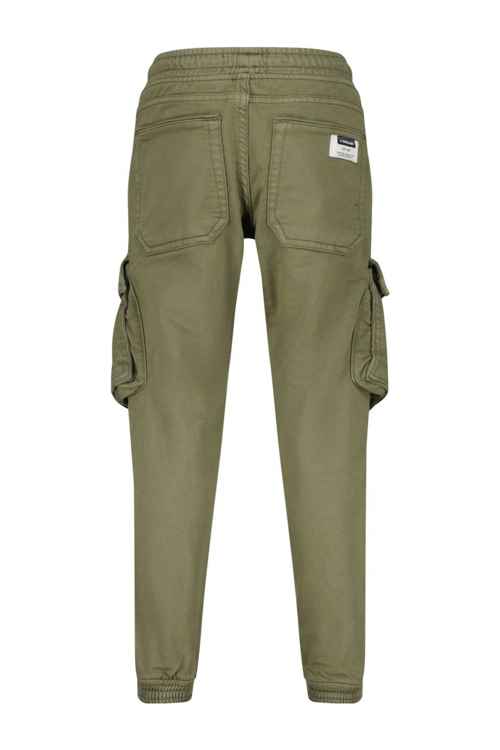 Vingino tapered fit cargobroek Carlos armygroen