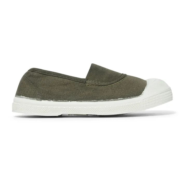 Bensimon Tennis Elastique Vegan | Vert kaki