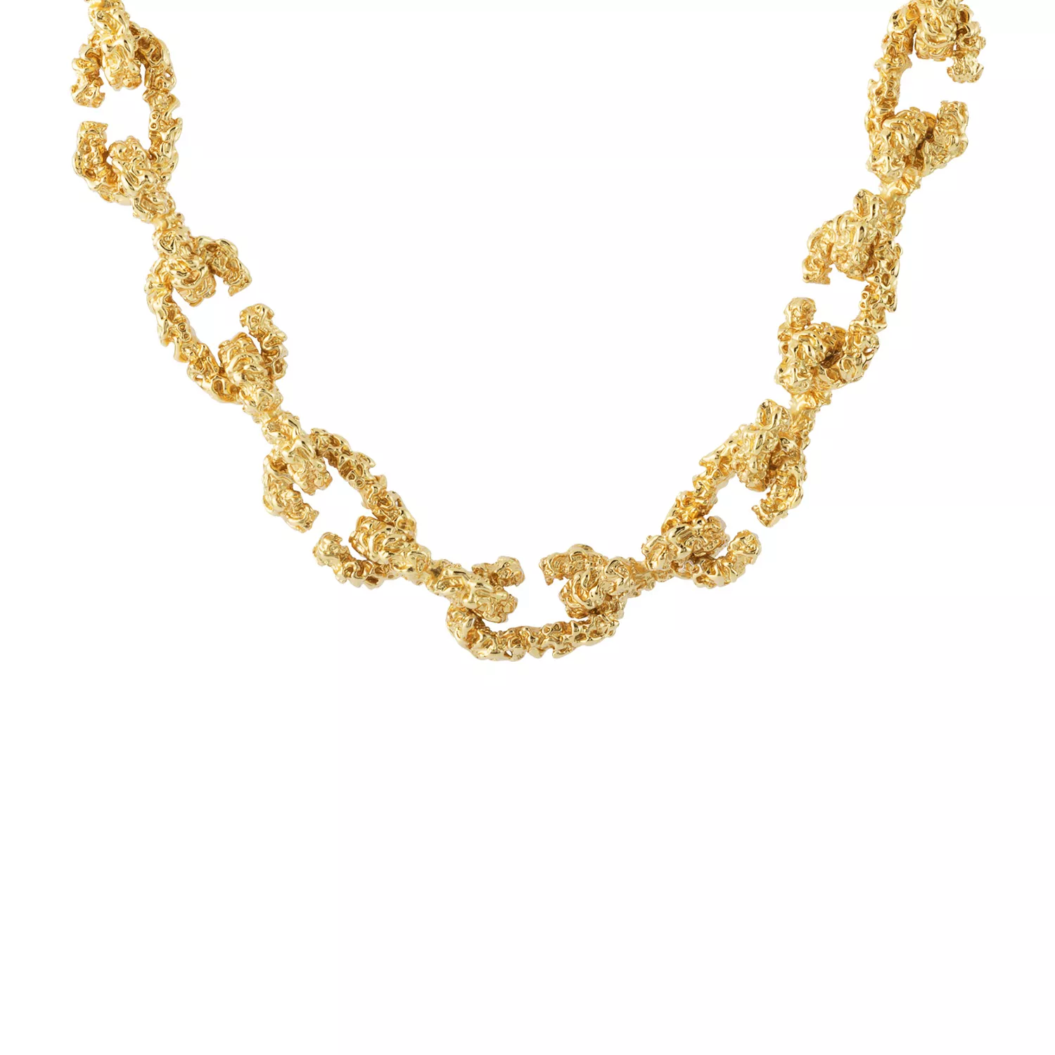 House of Vincent Chain Of Riddle Halskæde 14 kt. Forgyldt Messing VJ095-UNG