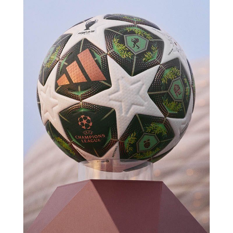 adidas Ballon Champions League Finale 2024/25 Munich Pro Ballon de Match - Vert/Blanc