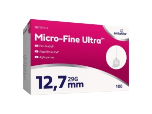 EMBECTA Micro-Fine Pen-Nadeln 12.7mm, 100 Stück