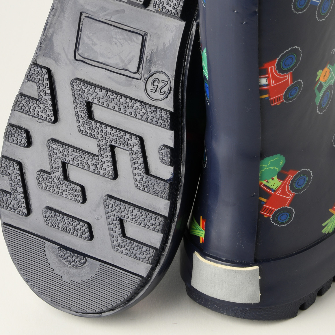 Topomini Baby Gummistiefel mit Allover-Print dunkelblau