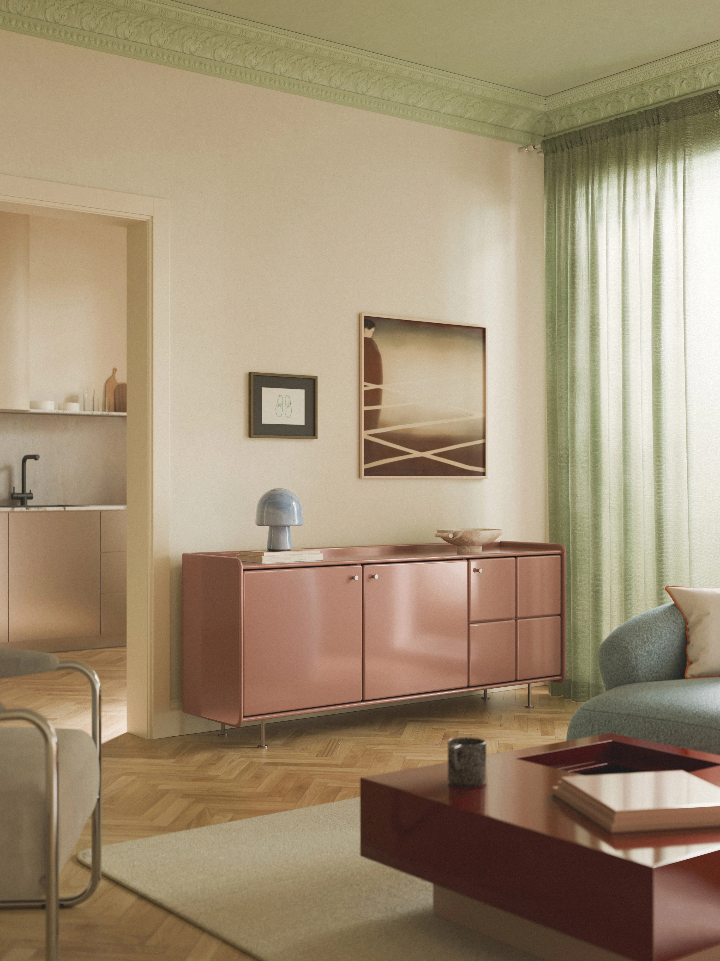 Metalen dressoir Coya