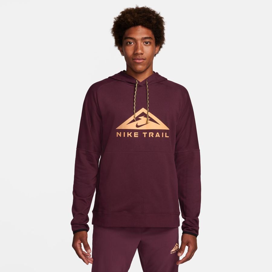 Nike Sweat à Capuche Dri-FIT Trail Magic Hour - Bordeaux Foncé/Noir/Melon