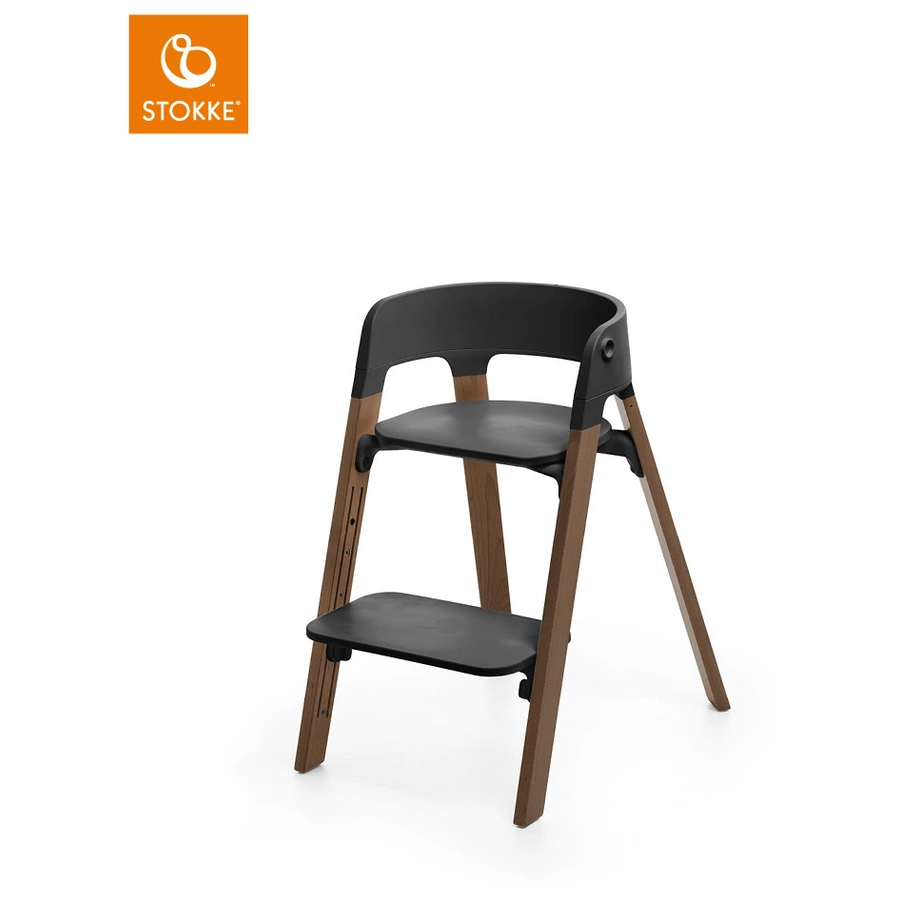 STOKKE® Steps™ Hochstuhl Black Buche Golden Brown