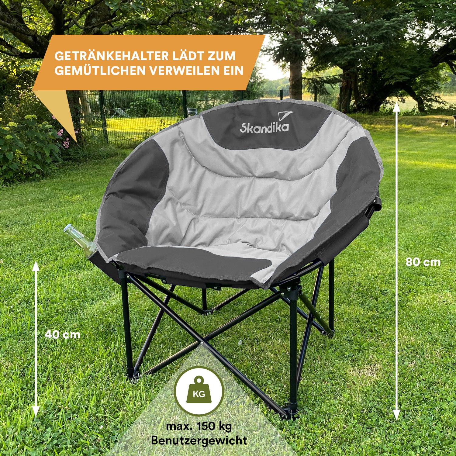 Skandika Moonchair Sirkka vouwstoel
