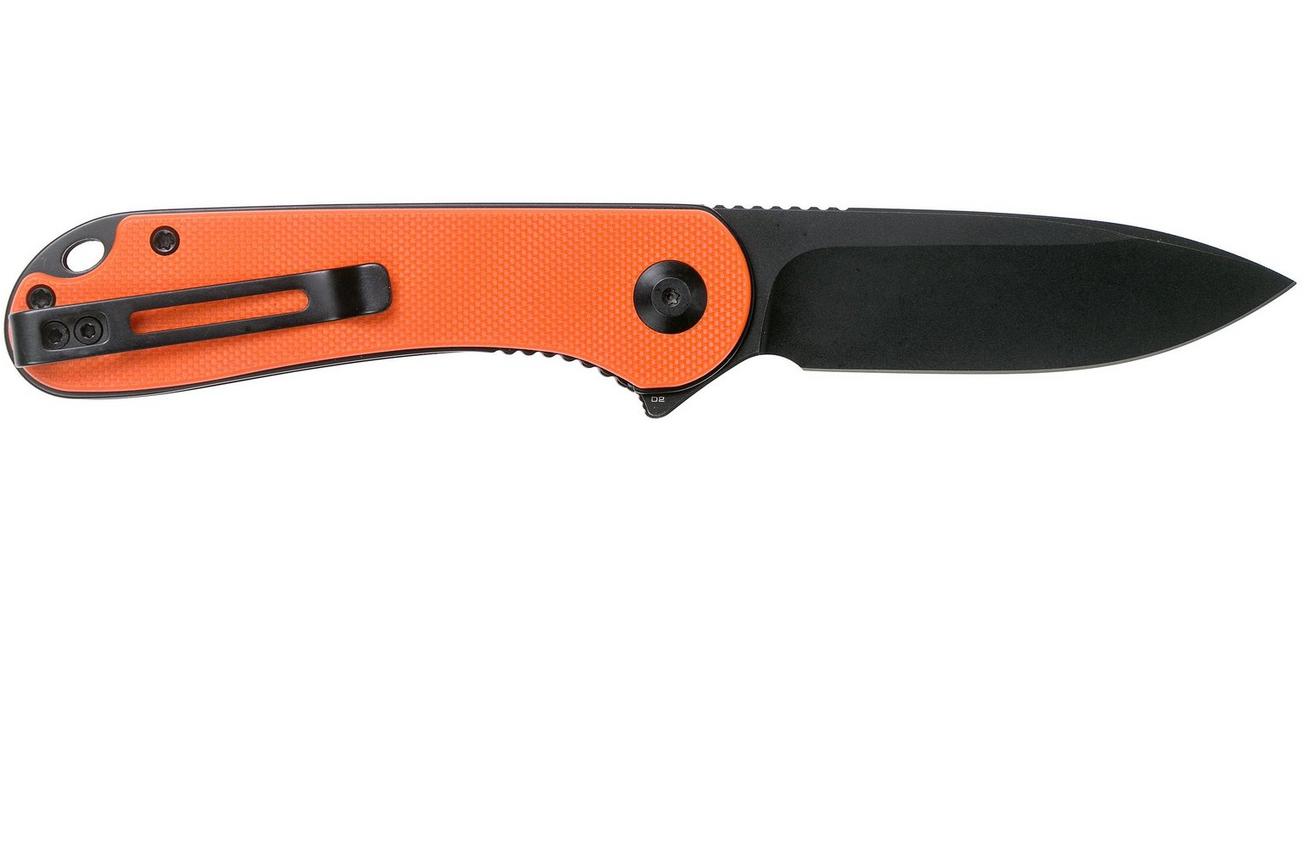 Civivi Elementum C907Y Black, Orange G10 zakmes