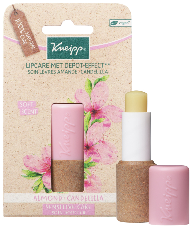 Kneipp Lippenbalsem Sensitive Care Amandel-Candelilla 1 stuk